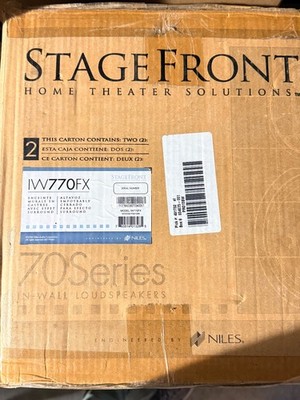 Stagefront IW770FX Two 70 Series In Wall Loudspeakers