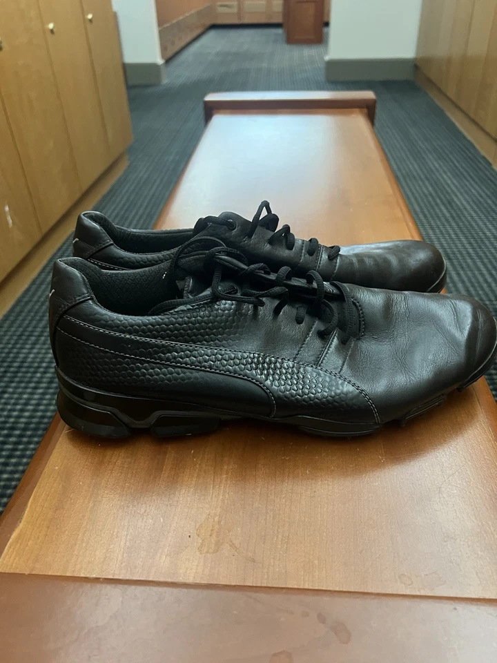 Zapatos de golf Puma negros sobre clack talla 12 Foto 2 de 4