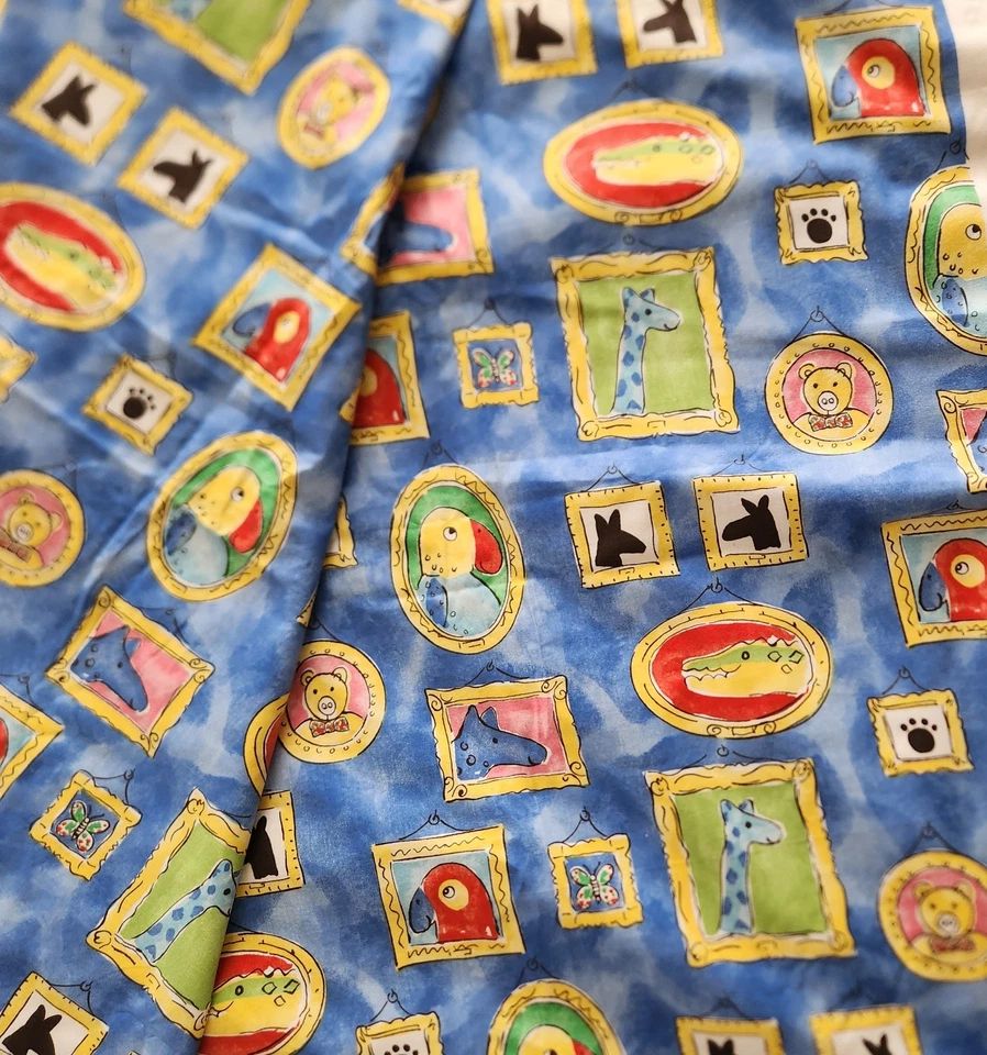 VTG Broadcloth/Kids' Tent Fabric 4.5 yds x 56" WOF Stain Soil Resistant NOS - Image 2 of 4