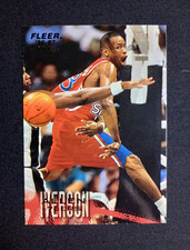 1996-97 Fleer #235 Allen Iverson Philadelphia 76ers Rookie Basketball Card