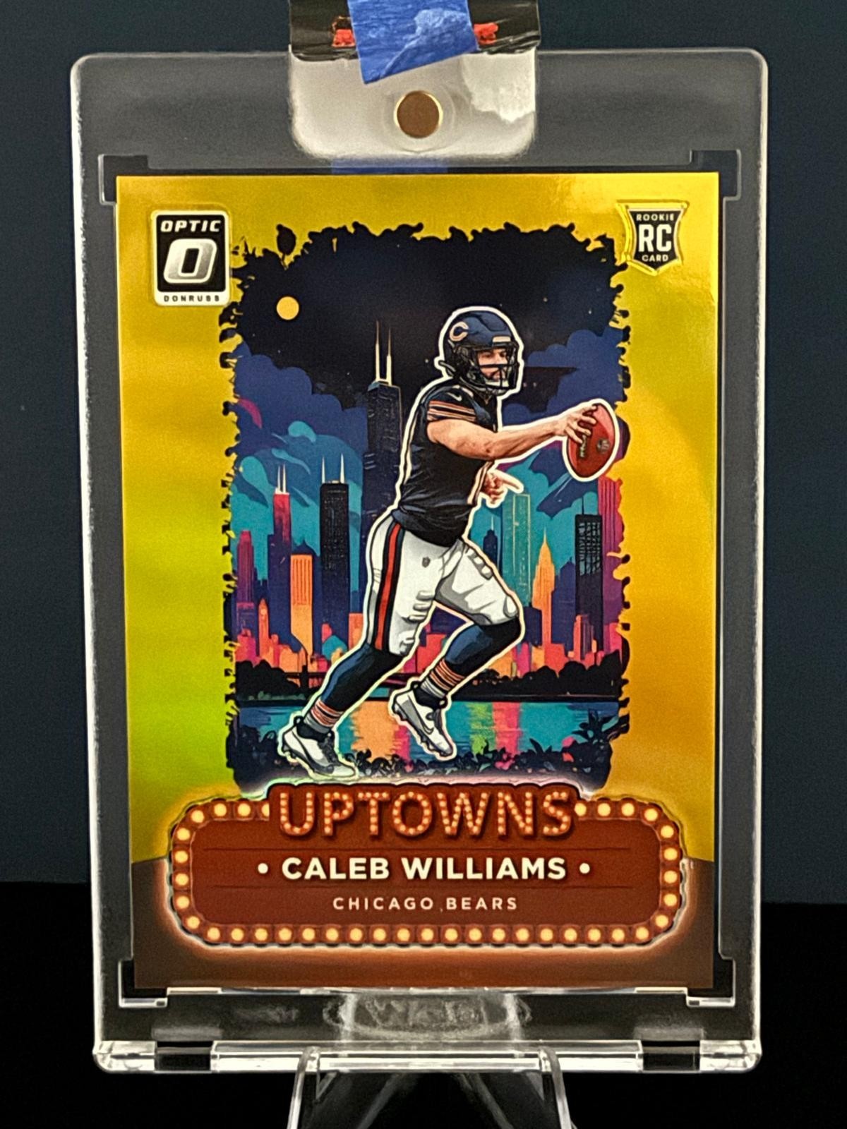 2024 Donruss Optic Uptowns Gold /10 Caleb Williams Rookie RC Chicago Bears