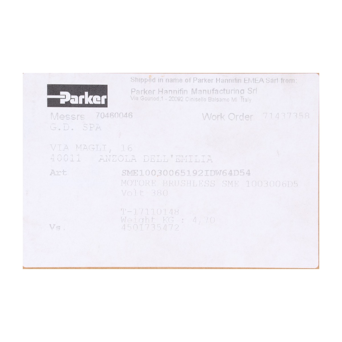 トップス papier Broken parker Parker SME10030065192IDW64D5 New NFP | eBay
