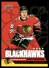 2025-26 UD Chicago Blackhawks Centennial Base Cards Yellow( Pick from List )