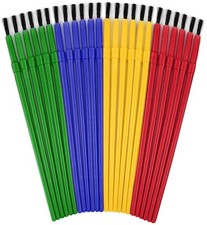 24 Pcs Kids Paint Brushes Bulk for Toddler Art Supplies Watercolor Craft