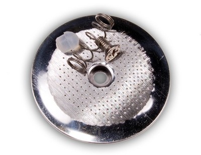49 mm Precision Group Head Screen with valve compatible with Saeco, La Pavoni
