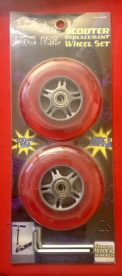 CX Skate Liquid Metal Scooter Replacement Wheel Set 100mm #10388 Red NEW!