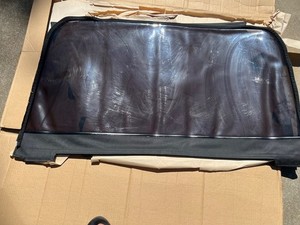 Set of 3 Factory OEM Black Tinted Soft Top Windows for 2003-2006 Jeep Wrangler