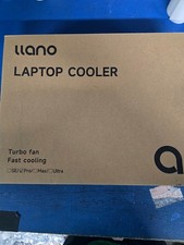 Llano V12 Turbo Fan Laptop Cooler Black No Light Version SEALED