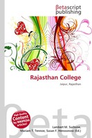 Lambert M. Surhone (U. A.) | Rajasthan College | Taschenbuch | Englisch (2026)