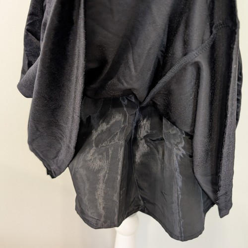 D Design Disney Girls Velvet Dress Size 14/16 Bling Party Dance Fit Flare Black - Picture 8 of 10