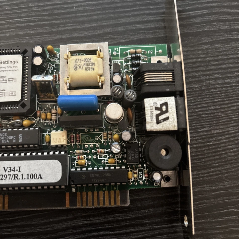 Zoom Telephonics V.34 PCI 56K Modem – Vintage Dial-Up Internet Card – Retro PC - Image 4 of 4