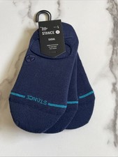 New Stance Sport Designer Mens 3 Pack Performance Casual No Show Socks Size L