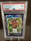 2024 PANINI DONRUSS OPTIC PURPLE SHOCK #248 JAYDEN DANIELS ROOKIE RC PSA 9