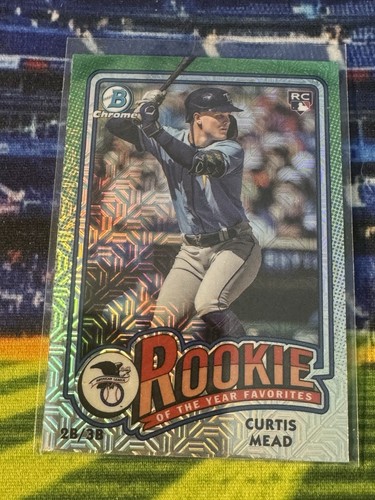 2024 Bowman ROY RC Parallels (4) Card Lot Dominguez, Mead, Rafaela, Kjerstad - Picture 3 of 5
