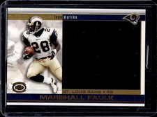2001 Pacific Dynagon Marshall Faulk Logo Optics #/499 Rams