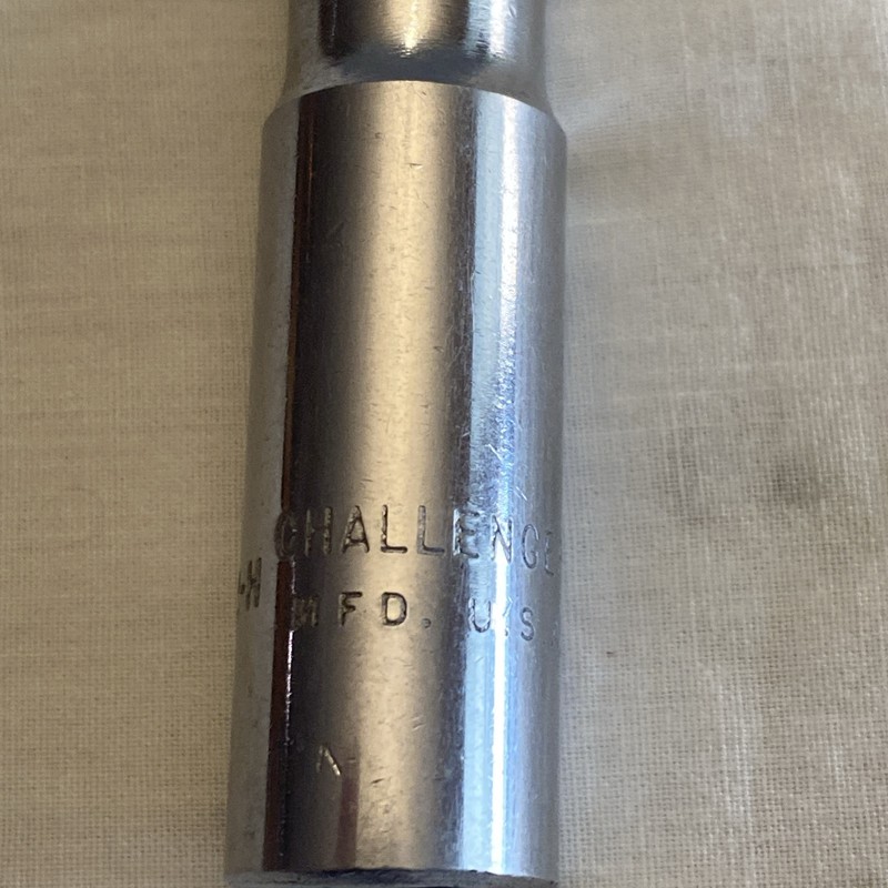 VINTAGE Challenger by Proto USA 1312-H 3/8 " SAE 3/8" Drive 6 Point Deep Socket