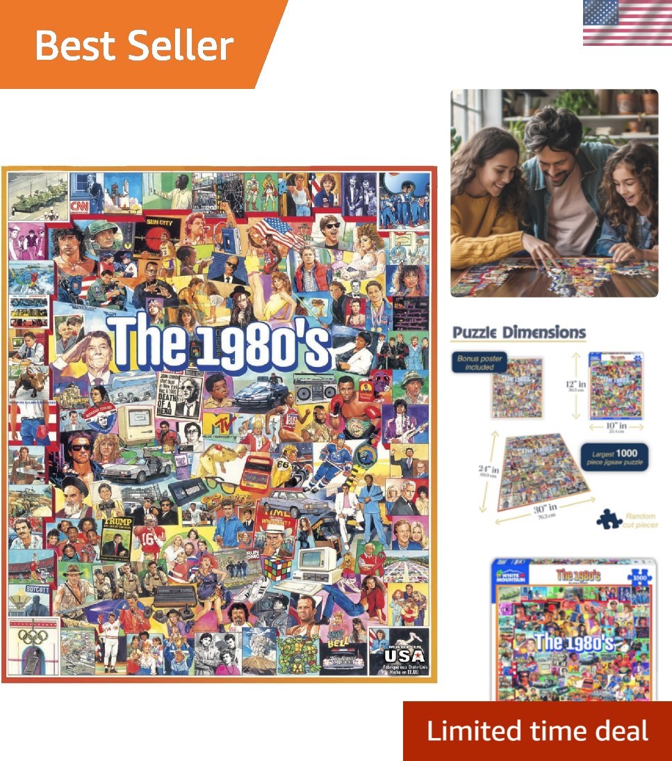 Remember the 80s with Our 1000-Piece Jigsaw Puzzle - Family Fun