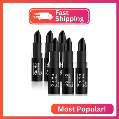 Go Ho 6PCS Eye Black Face Paint Stick for Sports,Waterproof Eye Black Baseball/S