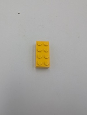 LEGO 10 x Stein Basic Baustein hoch 3001 2x4 Gelb Mit Steg Innen 