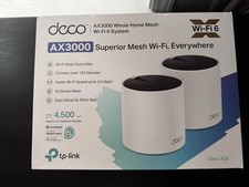 TP-Link Deco X55 AX3000 Whole Home Mesh Wi-Fi 6 System  2-Pack  4500 Sq. Feet