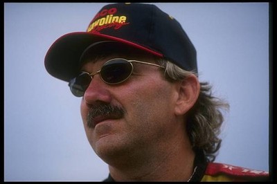 Driver Dale Jarrett prior to the Die Hard 500 at the Talladega Sup- Old Photo 1