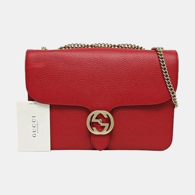 Gucci Interlocking G Schultertasche(Größe L) inkl. Beutel und Informationskarte