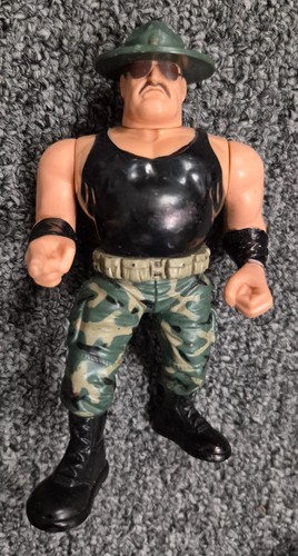 WWF Hasbro Action Figure Sgt Slaughter Series 3 19...