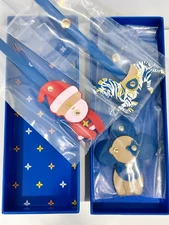 LOUIS VUITTON Christmas Holiday 3pc Ornament Novelty Set GWP Brand New in Box