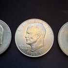 Eisenhower $1 Dollar 1971-P Philadelphia Business Strike Type 1 Lot of 3 — photo 3