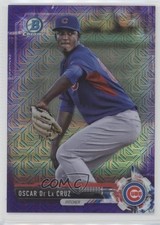 2017 Bowman Chrome Prospects Mega Box Purple Refractor /250 Oscar De La Cruz fm0
