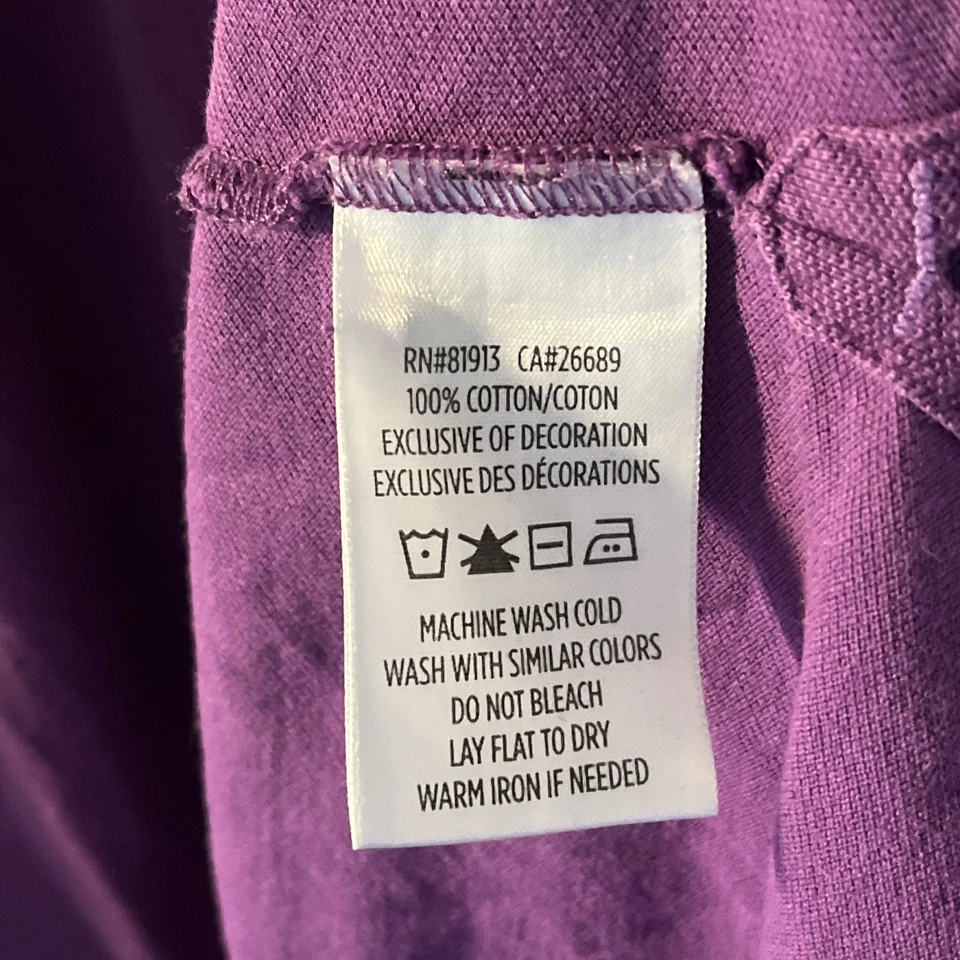 Robert Graham Men's Purple Golf Shirt Size 3XL Cotton Preppy Casual - Image 4 of 4