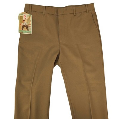 Vintage Levi's Action Slacks Sta-Prest Pants Men's 38x32 Brown 80s