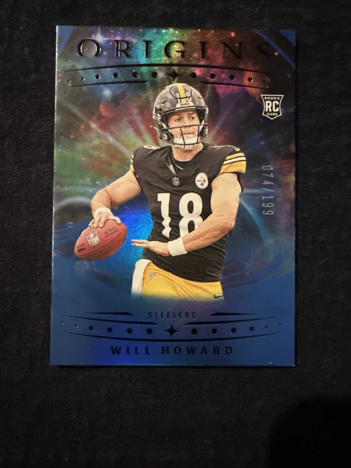 2025 Panini Origins - Rookies Will Howard, Will Howard #120 Blue 74/199