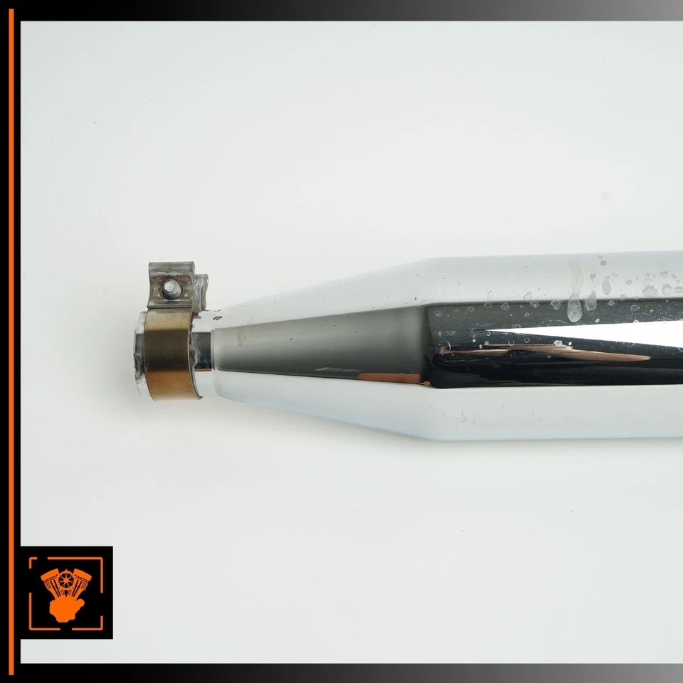 09-13 Harley Electra Glide Rear Right Side Exhaust Muffler Pipe Rinehart - Image 3 of 4