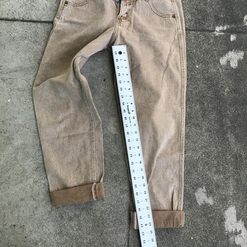 Vtg Wrangler Silverlake High Waisted Aztec Denim Brown Jeans 26 x 24 USA Made - Picture 6 of 11