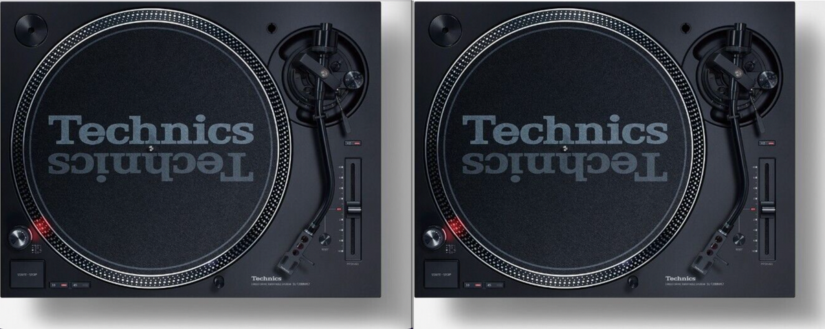 値下中　Technics SL-1200M7L-K [ブラック]２台セット未開封 Technics SL-1200M7L-K Black Gold MK7 DJ Turntable 50th