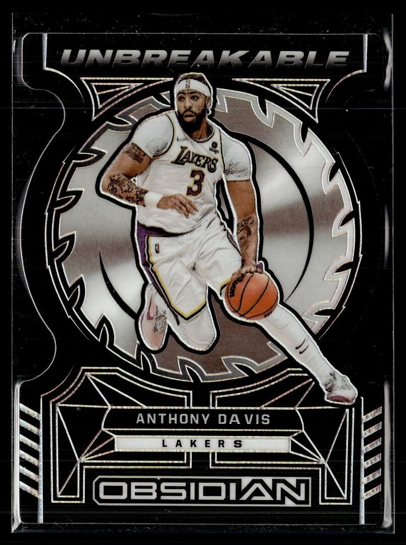 2021-22 OBSIDIAN UNBREAKABLE ANTHONY DAVIS LAKERS