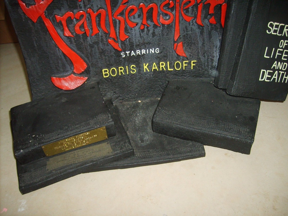 RARE BORIS KARLOFF FRANKENSTEIN ILLUSIVE ORIGINALS BUST 3D TRIBUTE