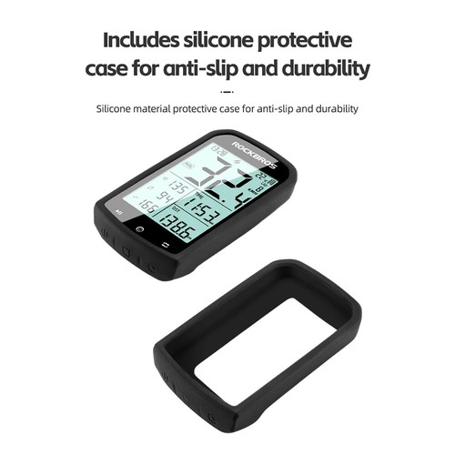 ROCKBROS M1 GPS Cycling Computer Wireless Speedometer MTB Road Bike Speed Meter - Picture 12 of 19