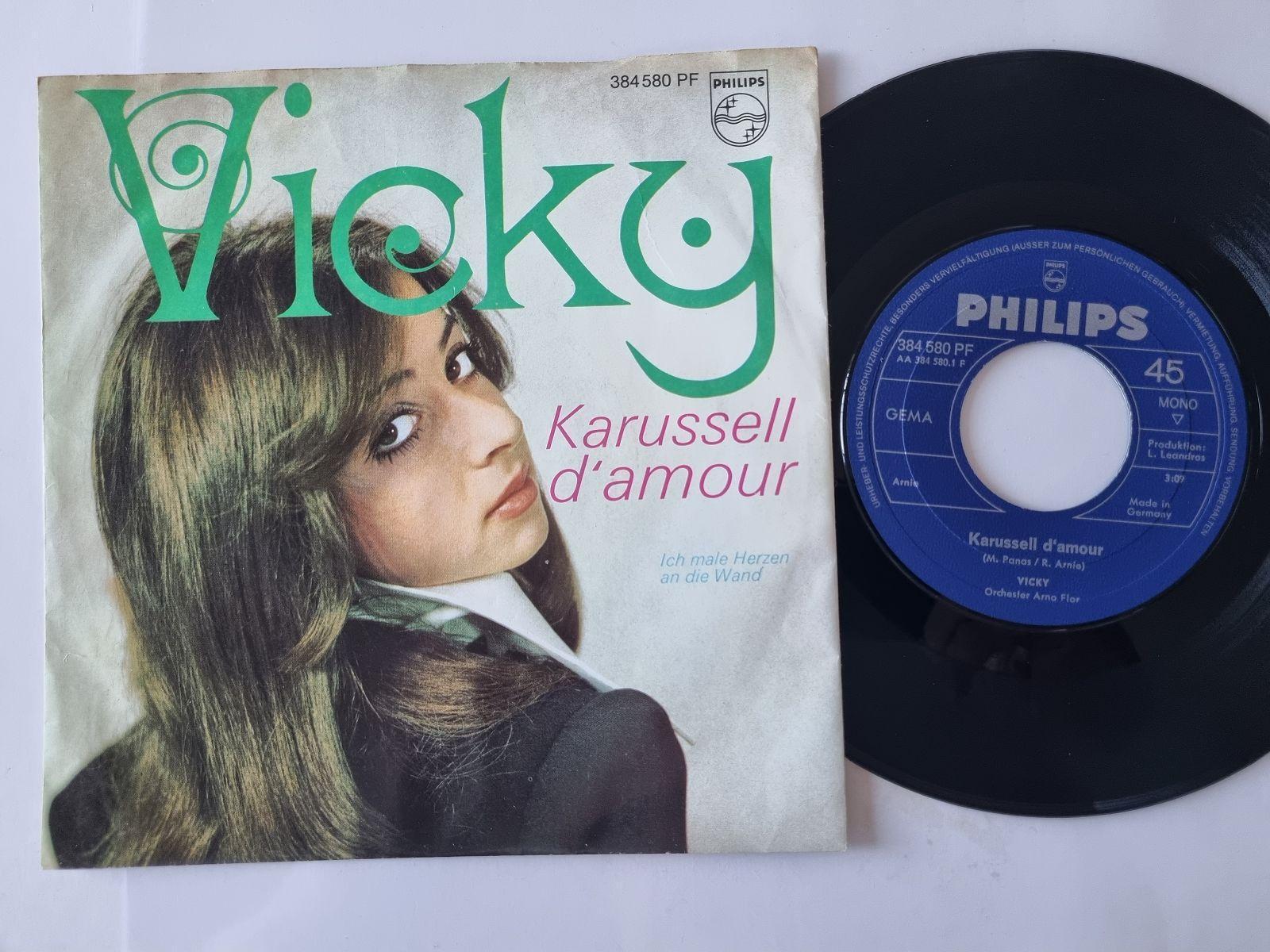 Vicky Leandros - Karussell d'amour 7'' Vinyl Germany