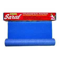 Paper Corp Wax Free Transfer Tracing Paper - BLUE - 12 Inches x 12 Foot Roll