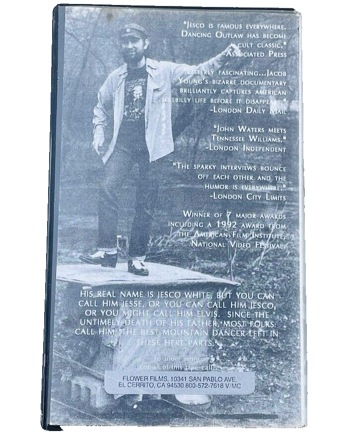 Jesco White DANCING OUTLAW Original RARE VHS Documentary The Wonderful