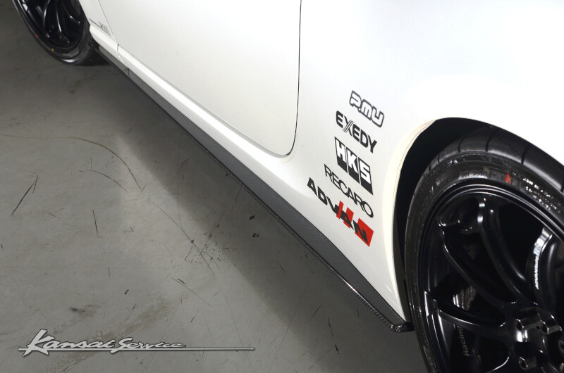 KANSAI SERVICE CARBON SIDE STEP FOR TOYOTA 86 ZN6 SUBARU BRZ