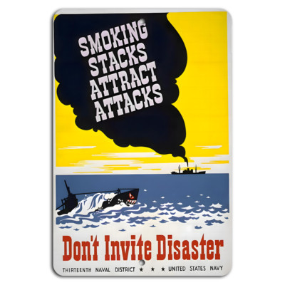 Smoking Stacks Invite Disaster   Stay Vigilant!