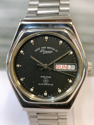 WEST END WATCH CO. SOWAR PRIMA 17J AUTOMATIC S4773 SWISS MEN'S FULL WORKING