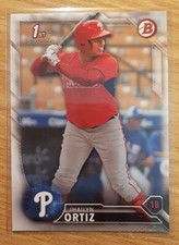 2016 BOWMAN PROSPECTS JHAILYN ORTIZ #31 PHILADELPHIA PHILLIES