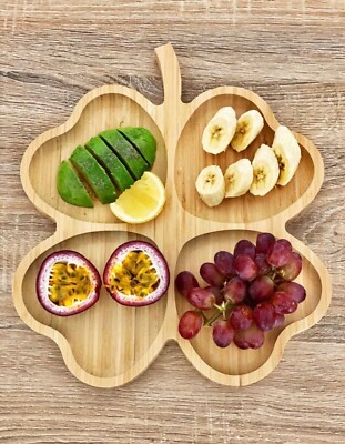 Snackplatte aus Bambus