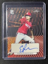 2023 Leaf Perfect Game Ethan Schiefelbein Orange Mojo Metal Autograph #1/1!!!