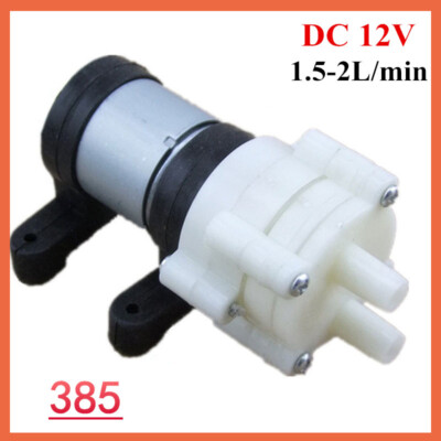 6-12V R385 Mini Aquarium Pump Fish Tank Motor for Diaphragm Pump Water/AIR Pump