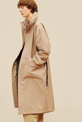 The North Face Hyke GTX Military Coat Women's L Tan Used The North Face Hyke GTX Military Coat Women's L Tan Used